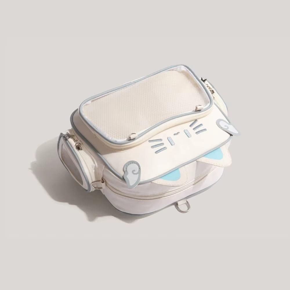Cartera gato orejas blancas